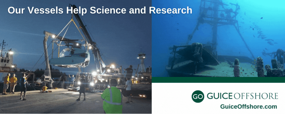 Guice Offshore Supply Vessels Help Advance Science and Research