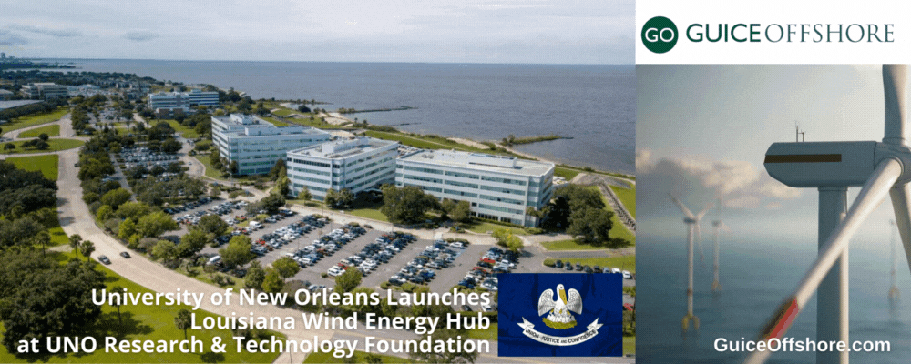 The University of New Orleans launched the Louisiana Wind Energy Hub at UNO Research & Technology Foundation