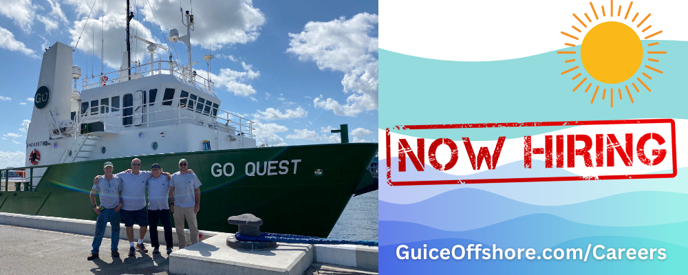 Guice Offshore Hiring Mariners Nationwide for All Maritime Supply Vessel Positions