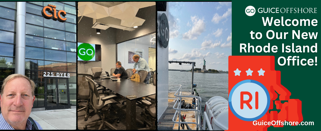 Guice Offshore has a new office in Providence, Rhode Island to serve demand for vessel services, particularly in the offshore wind business.