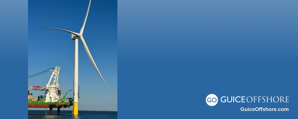 Avangrid GE Halidade Turbine installed at Vineyard Wind--Guice Offshore