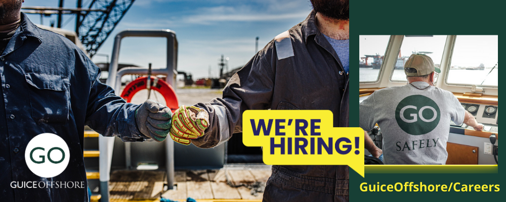 Maritime Jobs; Guice Offshore is Hiring Mariners for All Positions 2024