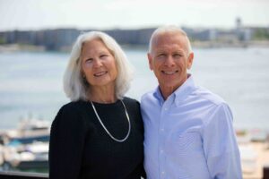 Kim Gassett-Schiller and Phil Schiller's $25 million gift to WHOI will establish the Schiller Center for Reef Solutions, supporting long-term coral reef research, innovation, and global collaborations to help protect reefs for future generations. (Photo by Daniel Cojanu, ©Woods Hole Oceanographic Institution)