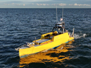 The flexibility of the Chance LR30 was demonstrated alongside OECI and the University of New Hampshire Center for Coastal and Ocean Mapping to map Lake Erie in 2025, demonstrating both next generation multibeam technology and towed sidescan sensors. (Photo Credit: Chance Maritime Technologies)