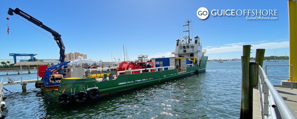 Guice Offshore Vessels and Deck Cranes Are Ways to Combat Large-Scale Marine Debris
